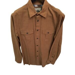 Outdoor Life Men Clothing small comfortable casual long sleeve button up shirt